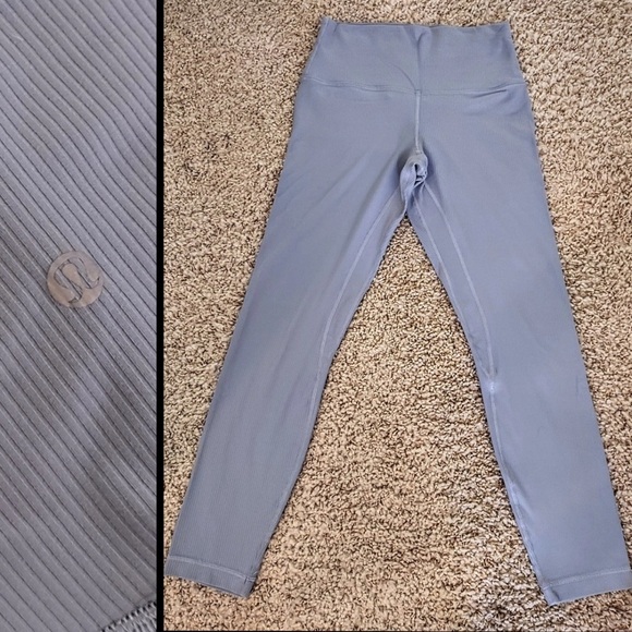 lululemon athletica Pants - Lululemon Athletica Light Blue Leggings